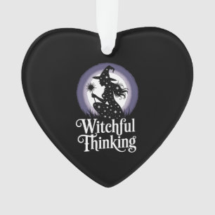 Witchful Thinking Halloween Girl T-shirt Ornament