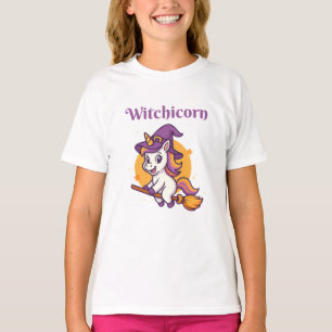 Witchicorn - Funny cute spooky Halloween T-Shirt