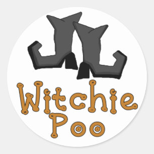 Witchie Poo T-shirts and Gifts Classic Round Sticker