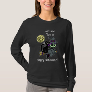 Witchin you a Happy Halloween T-Shirt