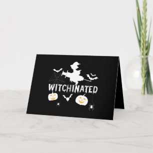 Witchinated Halloween 2021Costume Funny Witch Thank You Card
