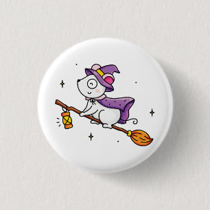 Witching hour  3 cm round badge