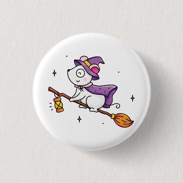 Witching hour  3 cm round badge (Front)