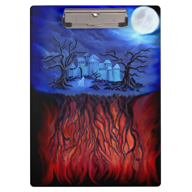 Witching hour, between Heaven and Hell Clipboard (Front)