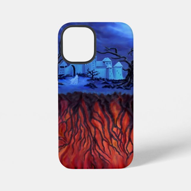 Witching hour, between Heaven and Hell iPhone Case (Back)