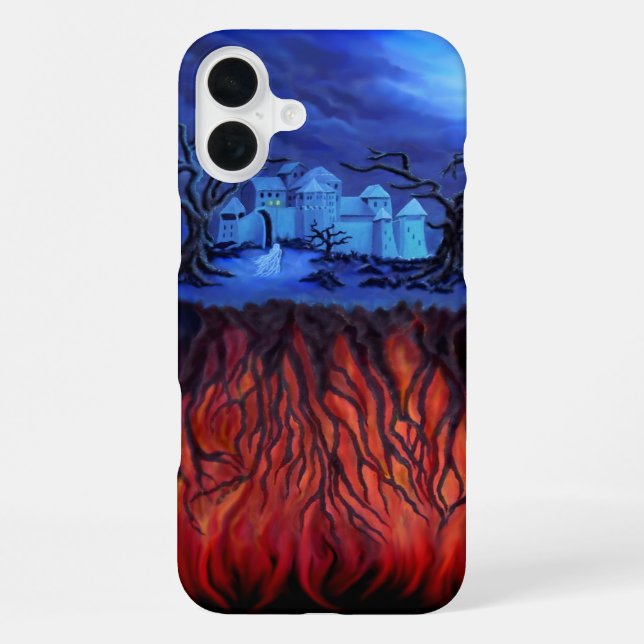 Witching hour, between Heaven and Hell iPhone Case (Back)