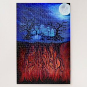 Witching hour, between Heaven and Hell Jigsaw Puzzle