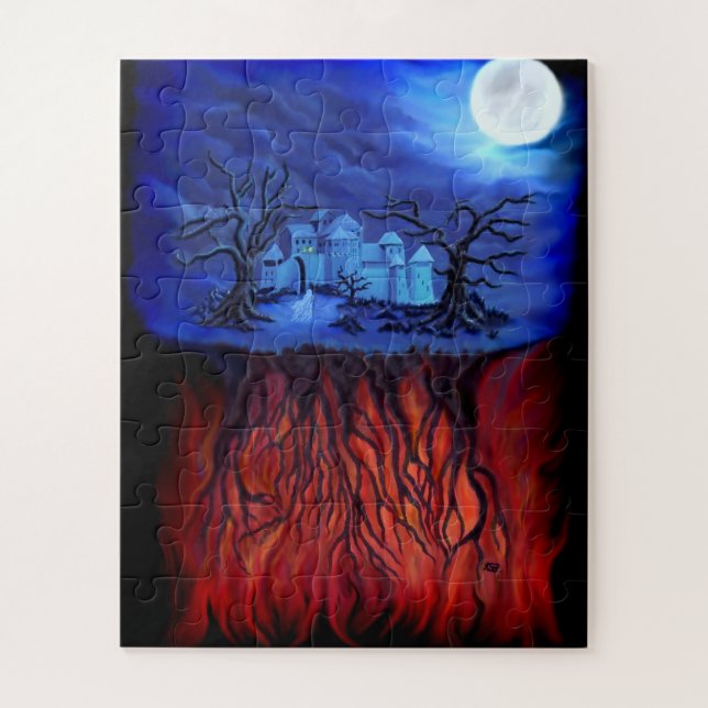 Witching hour, between Heaven and Hell Jigsaw Puzzle (Vertical)