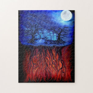 Witching hour, between Heaven and Hell Jigsaw Puzzle