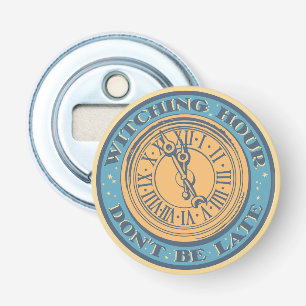 Witching Hour Button Bottle Opener