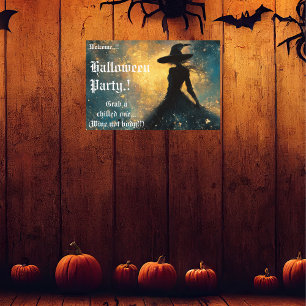 Witching Hour Halloween Party Poster