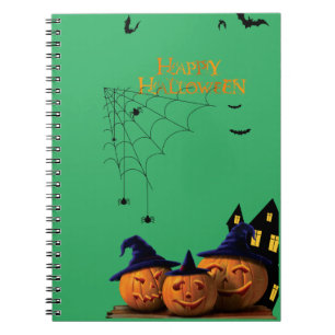 Witching Hour: Halloween Spiral Photo Diary Notebook