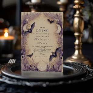 Witching Hour Moonlit Halloween Invitation
