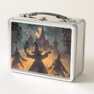 Witching Hour Ritual – Fire Dance of the Three Sis Metal Lunch Box