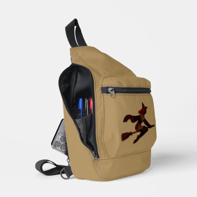 Witching Hour Silhouette Sling Bag (Open)