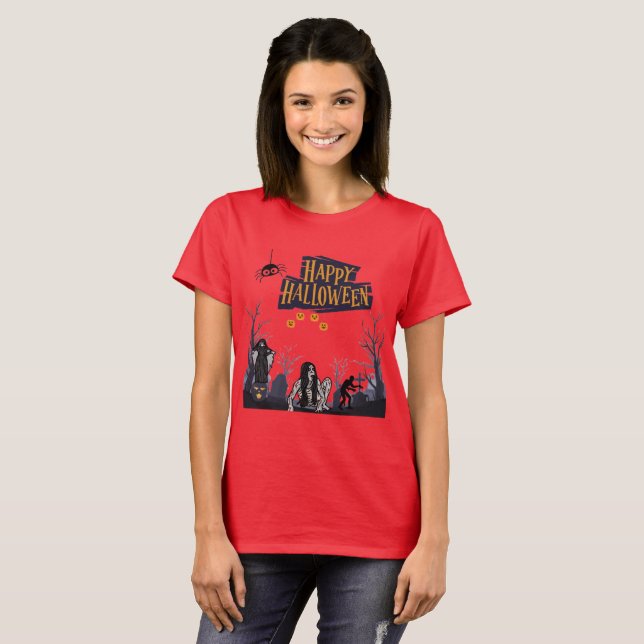 Witching Hour Whispers red T-Shirt (Front Full)