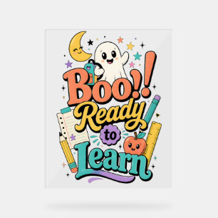 Witching Into the School Year  Acrylic Sign