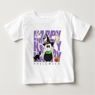 Witching Up Fun   Happy Halloween Magic & Mischief Baby T-Shirt