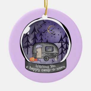 Witching You A Happy Camp-O-Ween Ceramic Tree Decoration