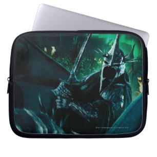 Witchking with sword laptop sleeve