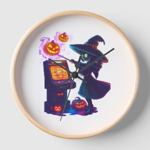 Witch's Arcade Night Clock