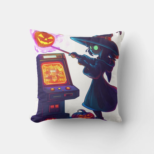 Witch's Arcade Night Cushion (Front)