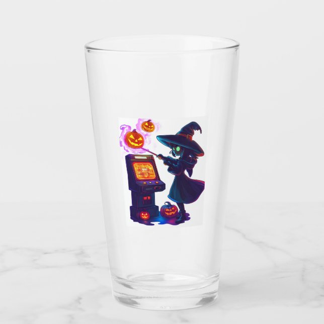 Witch's Arcade Night Glass (Front)