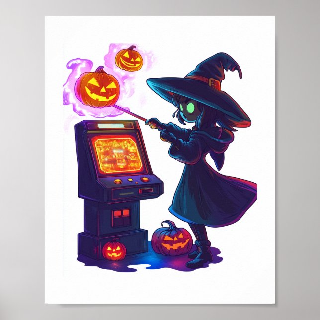 Witch's Arcade Night Poster (Front)