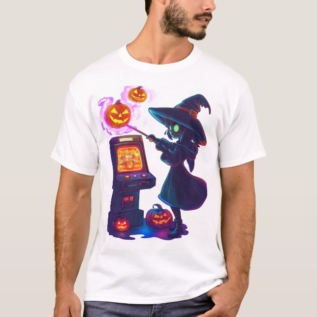 Witch's Arcade Night T-Shirt (Front)