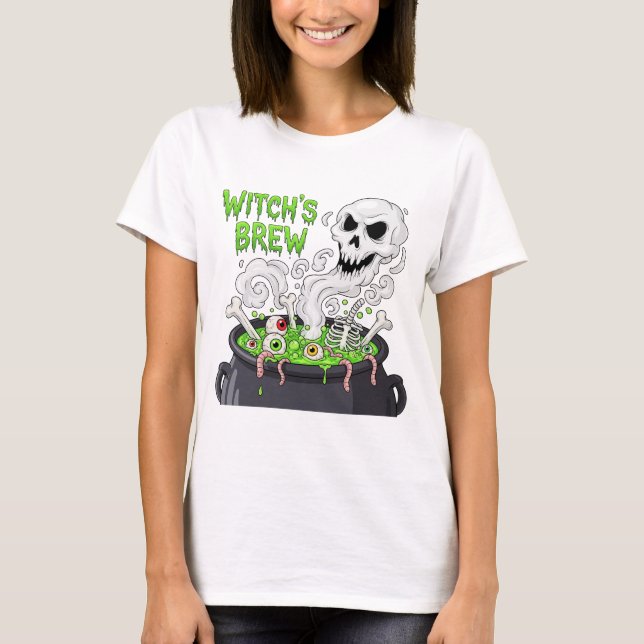 Witch's Brew Cauldron T-Shirt (Front)