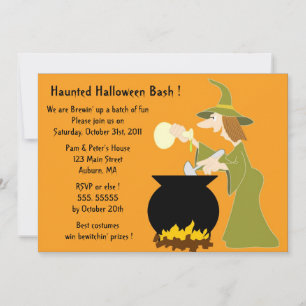 Witch's Brew - Halloween Party Invitation