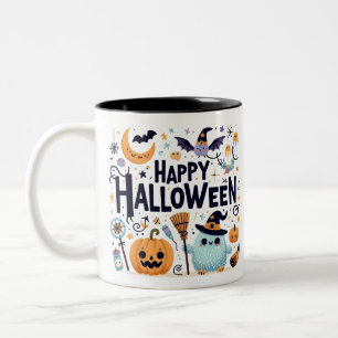 Witch's Brew- Halloween  Two-Tone Coffee Mug