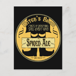 Witch's Brew Postcard