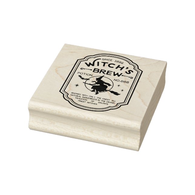 Witch's Brew Rubber Stamp (Stamp)
