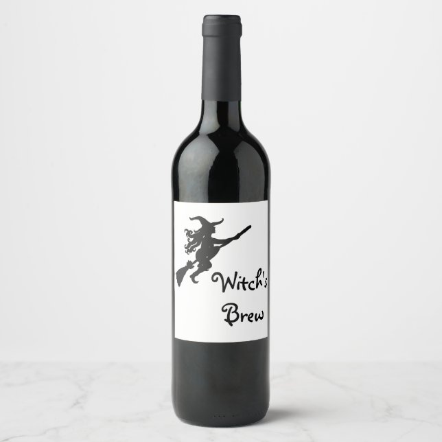Witch's Brew Wine Label (Front)