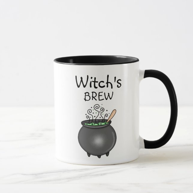 Witch's Brew }Witch's Cauldron  Mug (Right)