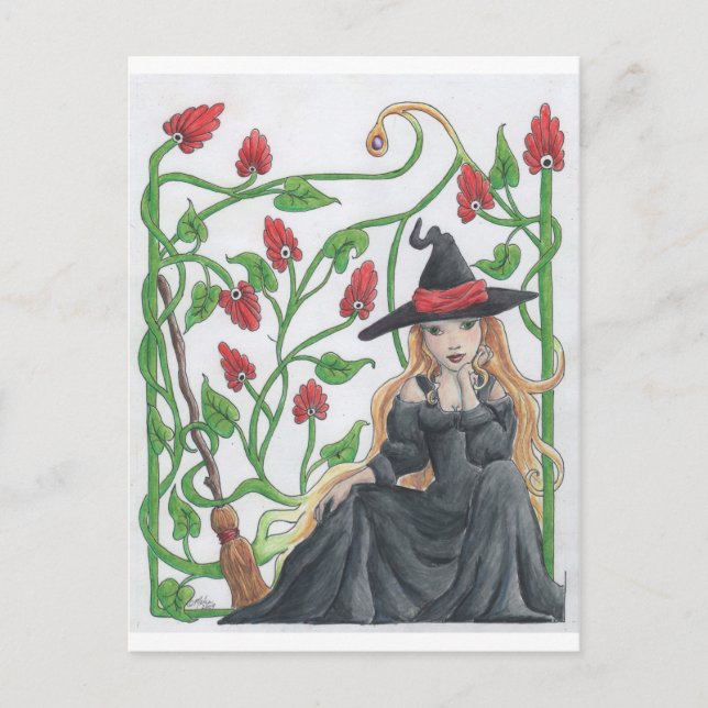Witch's Broom Postcard (Front)