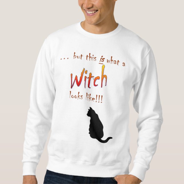 Witch's cat sweatshirt (Front)