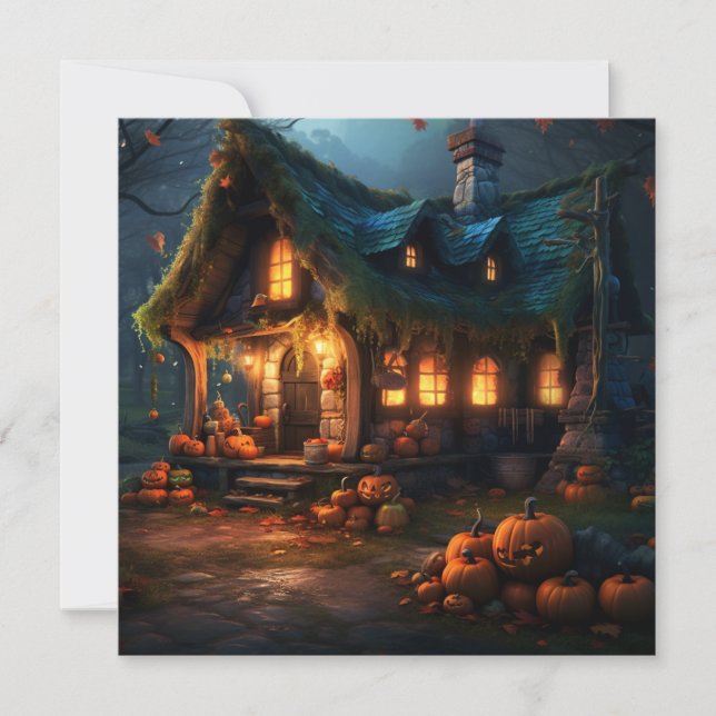 Witch's Cottage: Witchwood Retreat Invitation (Front)