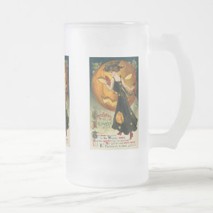 Witch's Dance Vintage Halloween Card Mug