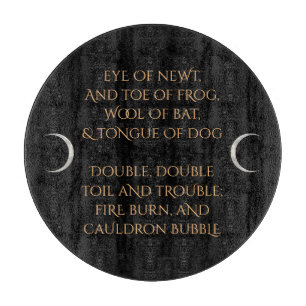 Witch's Glass Cutting Board