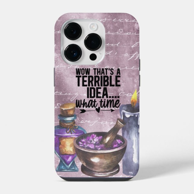 Witch's Hilariously Bewitched iPhone Case (Back)