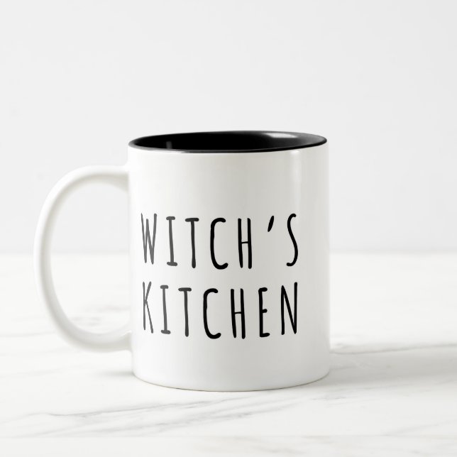 Witch's Kitchen White Magic Two-Tone Coffee Mug (Left)