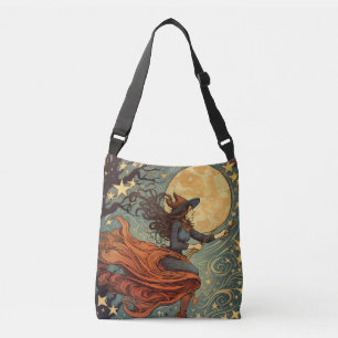 Witch's Midnight Flight Crossbody Bag