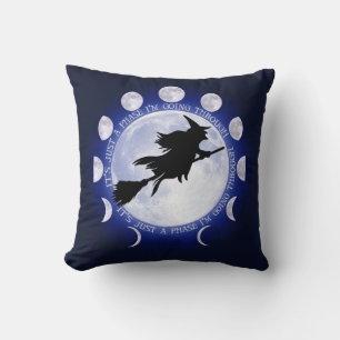 Witch's Seat Moon Phase Cushion