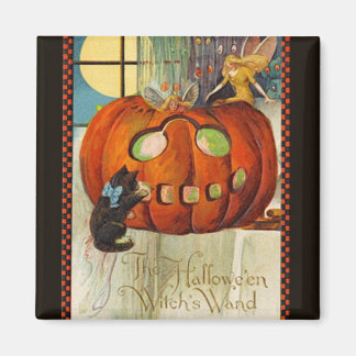 Witch's Wand Halloween Magnet