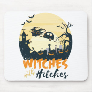 Witchs with Hitches Mouse Mat