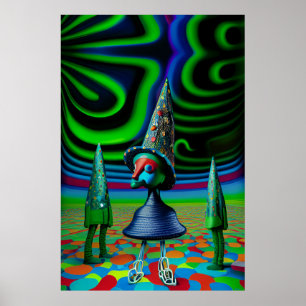 WitchWoo - A Psychedelic Christmas Story Ken Gauge Poster
