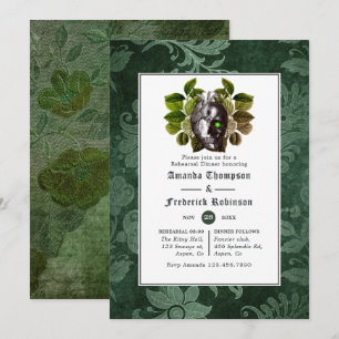 Witchwood Gothic Wedding Rehearsal Dinner Invitation