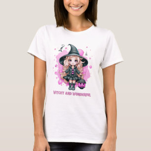 Witchy and Wonderful Cute Witch Halloween Mug T-Shirt